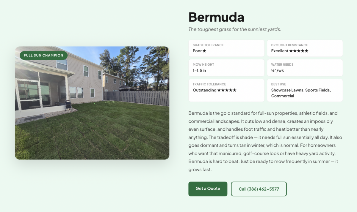 Thompson’s Landscape Solutions — A Site Refresher That Nearly Tripled Traffic