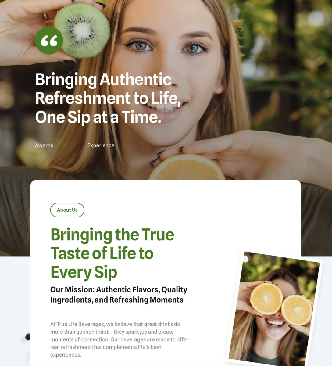 True Life Beverages — A Brand-New Digital Home for a Premium Electrolyte Beverage