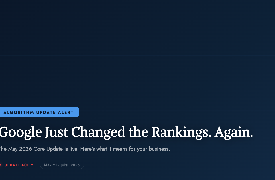 Google May 2026 Core Update - Algorithm Update Alert - Imperium Marketing Solutions